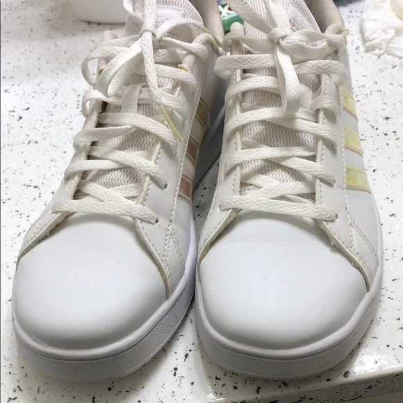adidas Sneakers in White with Iridescent - Picture 2 of 16